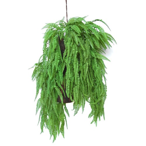 Planta semi-artificiala Ila, Fern Fabulosa Country Hanging Green - 80 cm 